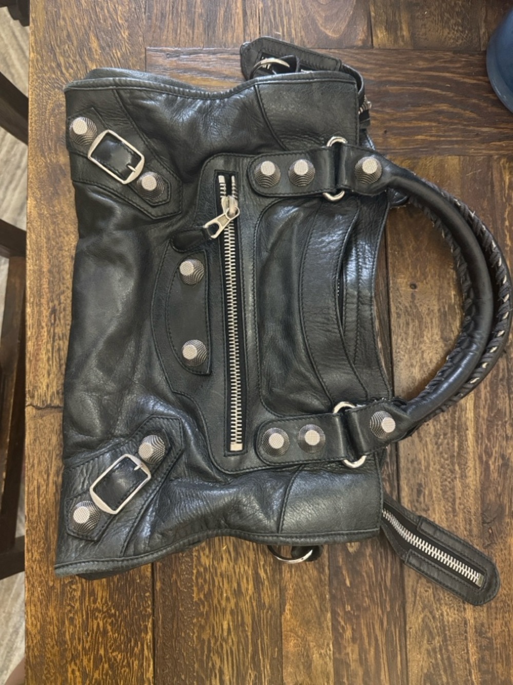 Balenciaga motorcycle cotu bag